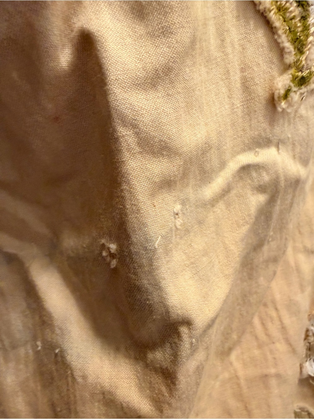 Embroidered Pale Yellow Open-Front duster with Blue Trim free people like - Picture 9 of 13
